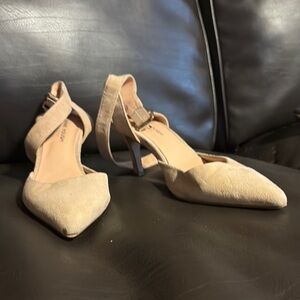 Elegant Beige Women's Heels